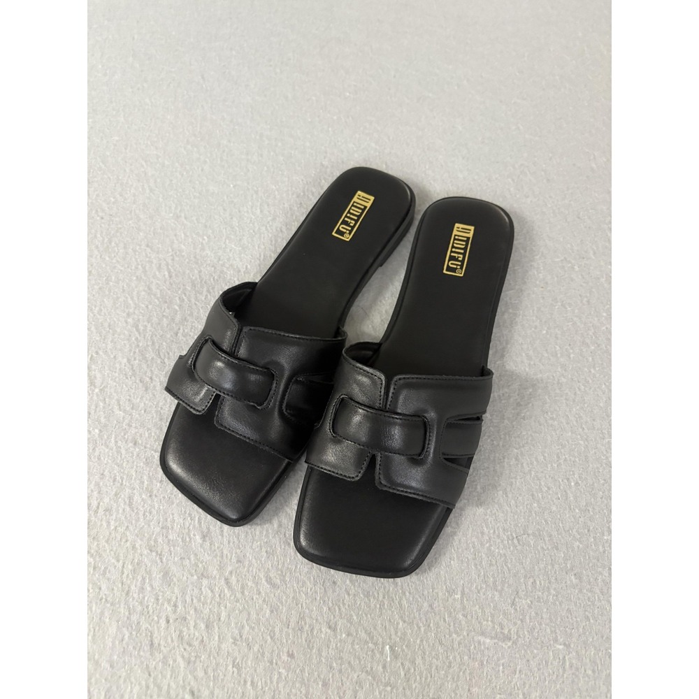 Idifu Shoes Womens Size 8.5 Slide Sandals Flat Slip‎ On Comfort Casual Mules